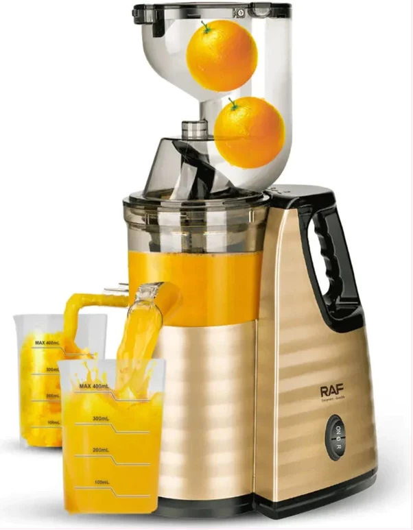 RAF Powerful Fruits Slow Juicer With Sharp Blades- Juicer 150W