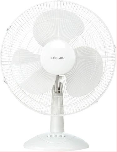 Logik 40CM Desk/Table Fan FD40-Tx1 LT-40D01 - White