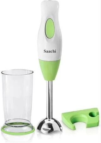 Saachi Hand Blender NL-CH-4256 With Plastic Jar - White,Green