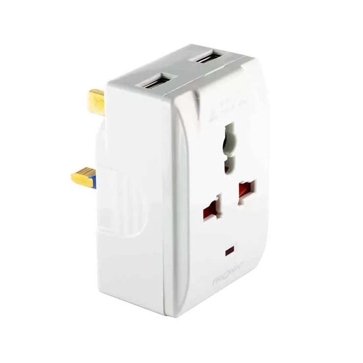 Tronic Multiplug with 2 x USB 13Amps 3 Pin