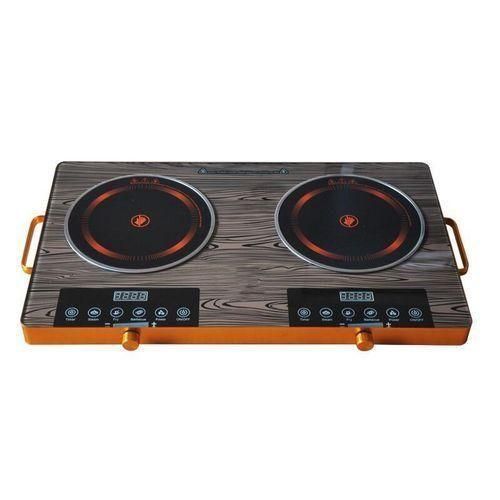 Multi-Desk Plugged Hot Plate 1h 2 Burner Electric Ceramic Kitchen Stove Hob Smart Barbecue Electric Infrared Double Infrared Cooker Electromagnetic Furnace