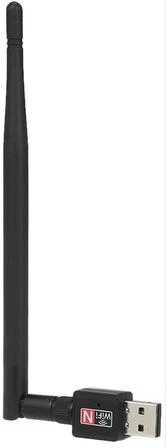 600Mbps High Speed USB Wi-Fi Adapter with Antenna 802.11n -Black
