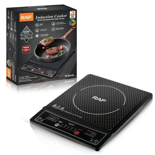 RAF  Digital Electric Touch Operated Induction Cooker With Large Fire Power - Black
