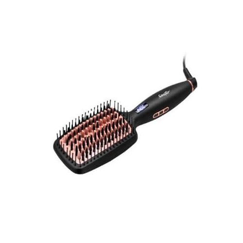 Sonifer Professional LCD Heating Styler Electric Hair Straightener Brush Multifunctional Hot Air Dryer