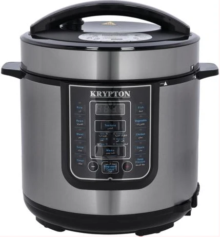 Krypton 6 L Multi-functional Electric Rice, Pressure Cooker KNPC 6297 , Silver