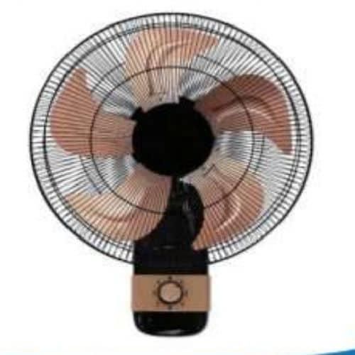 Digiwave DWWF4001 16 Inch Wall Fan 5 Blade Wing 3 Speed Control With Ultra Quiet Motor, Oscillating Function, 120 Pcs Line Grill For Home, Office, Dorms, Gyms And Grow Tents