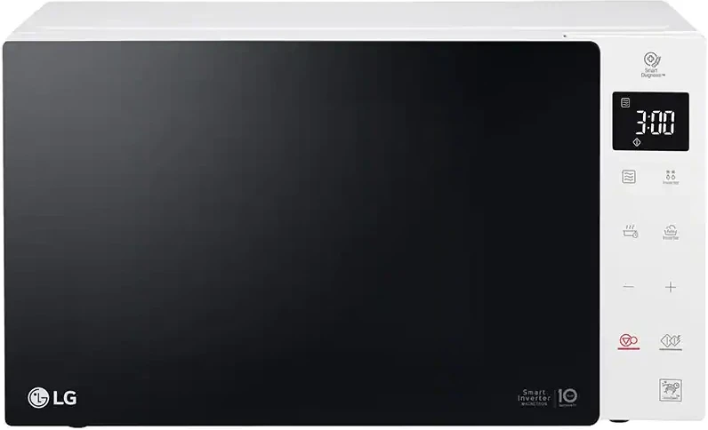 LG MS2535GISW 25 Liter “Solo” NeoChef Microwave Oven , Glass Mirror Design ,Smart Diagnosis , Smart Inverter