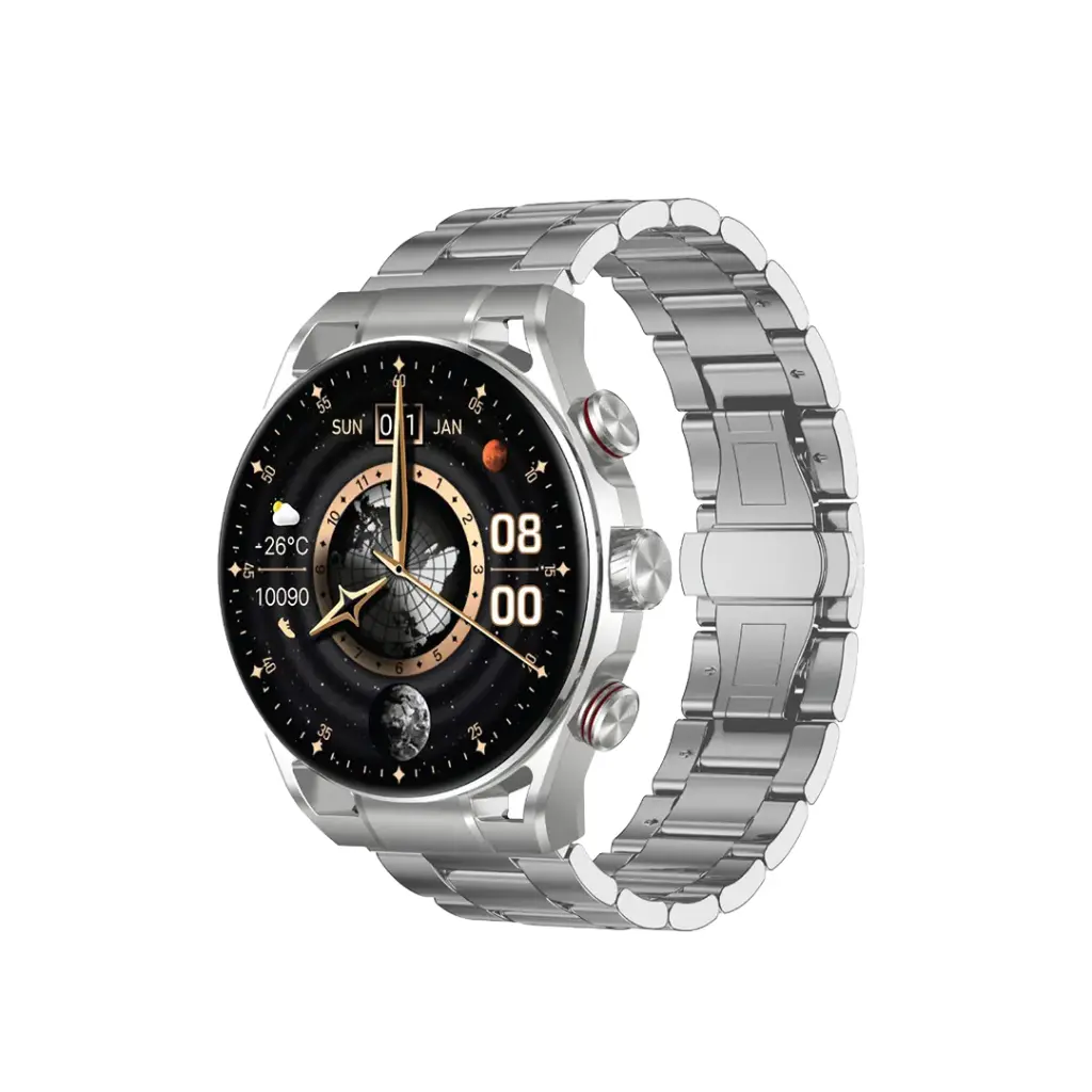 GREEN LION
Chrono Pro Smart Watch with AMOLED Display and Hight-Fidelity BT Calling / 7 Days Working Time / Full-View Touch Display / Voice Recording / 100+ Sports Modes / Rotary Encoder Button / Pedo