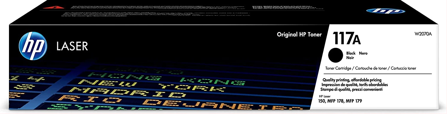 HP 117A Original Laser Toner Cartridge, Black, Single Pack