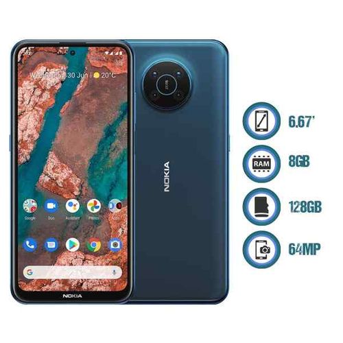 Nokia X20 6.67" 8GB RAM 128GB ROM 64MP 4470mAh - Blue