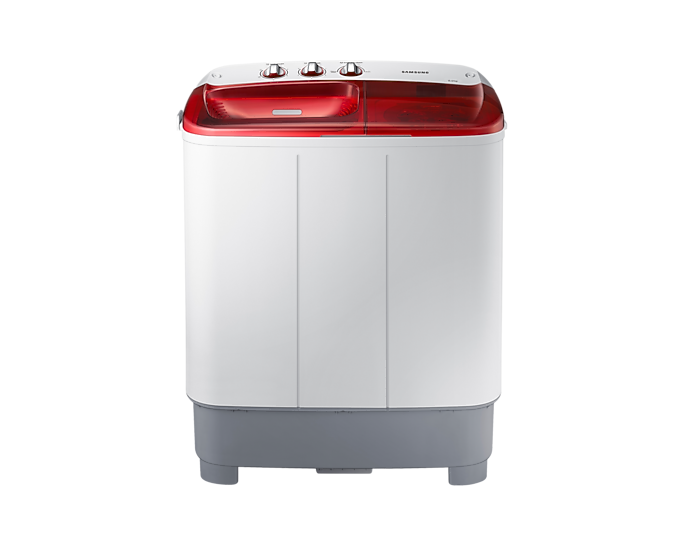 Samsung 6kg Twin Tub Washing Machine WT60H2500HP, EZ Wash Tray, Rust Free, Powerful Cleaning - Light Grey