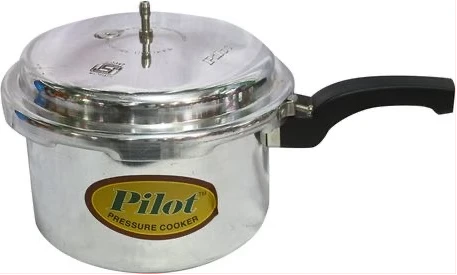12 Ltrs Pilot Pressure Cooker - Silver
