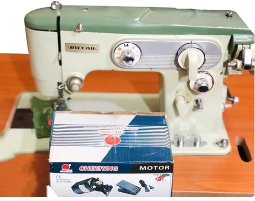 Full Set Of Original Zigzag Machine - White & Blue