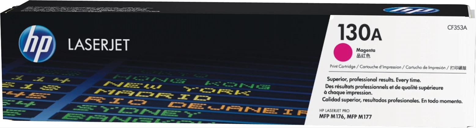 HP 130A Original LaserJet Toner Cartridge (Magenta) CF353A