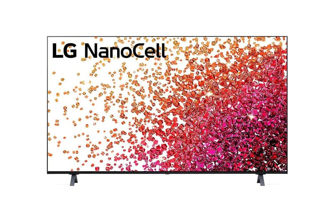 LG 55 inches NanoCell Smart TV, 4K Active HDR, WebOS Operating System, ThinQ AI - 55NANO75VPA.
