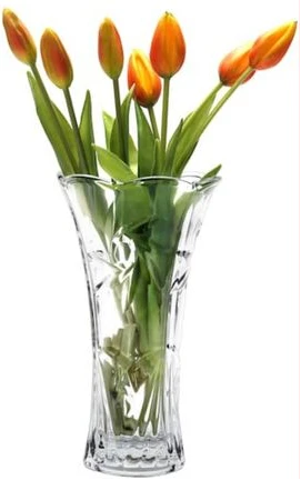 Glass Flower Vase, Colourless