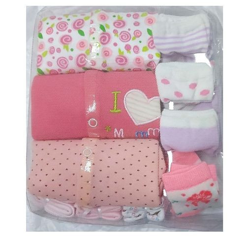 10 Pack Of Baby 3 Overalls + 3 Wash Towels + 4 Pairs Of Socks - Multiple Designs