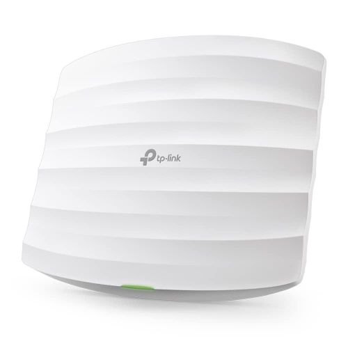 TP-Link Omada 300Mbps Wireless N Ceiling Mount Access Point Supports Passive PoE,Single_Band, Free PoE Injector, Long Range Coverage, Secure Guest Network, Centralized Management (EAP110)