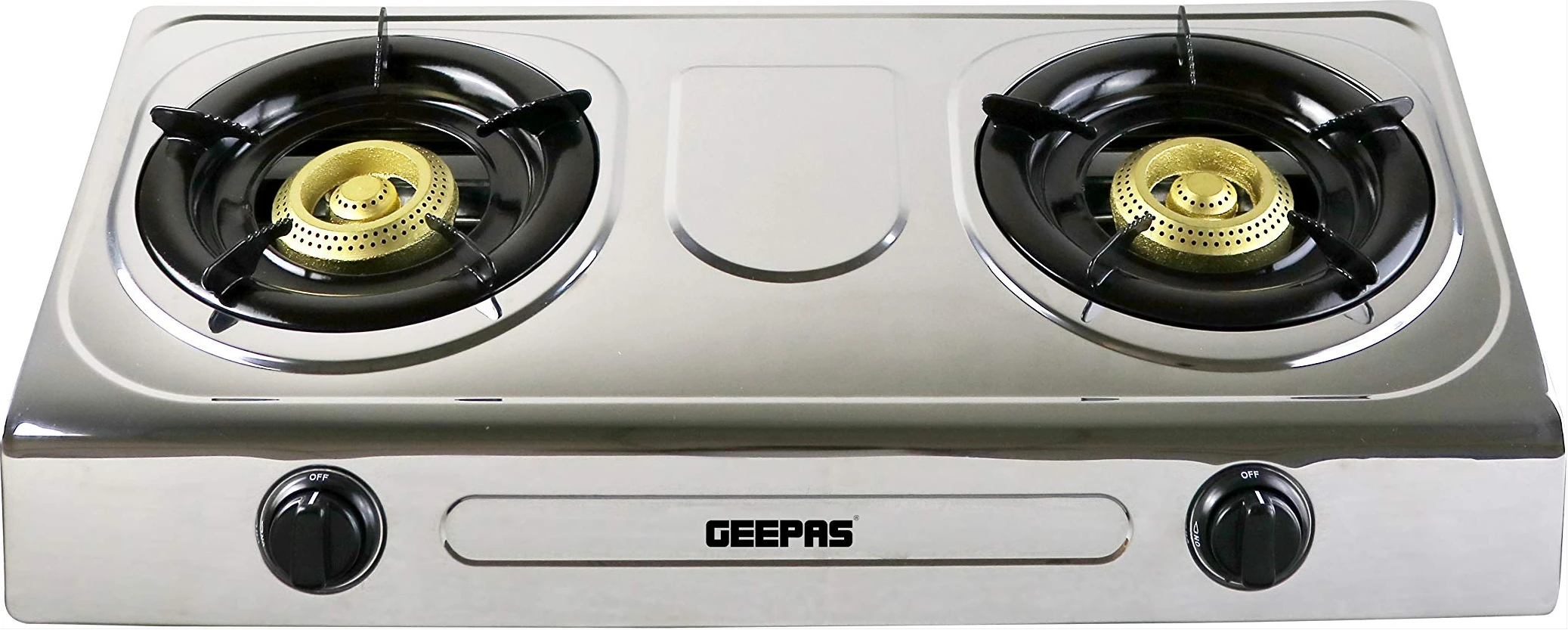 Geepas 2-Burner Gas Stove with Auto Ignitionl