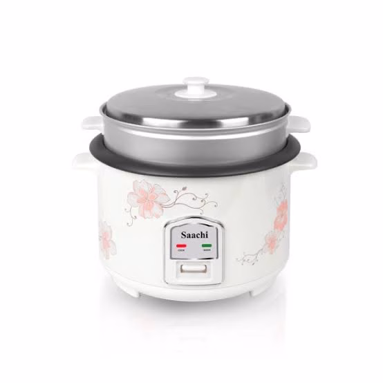Saachi NL-RC-5175 2.2 Litre Rice Cooker, Steamer, White
