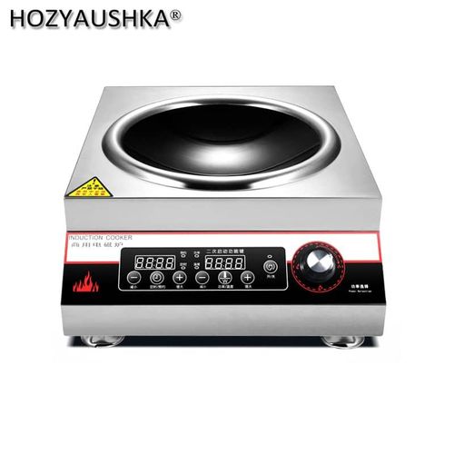 High Power Sensor Table Wok Stove Single Power Stove Commercial Induction Cooker For Hotels Canteen Restaurant Use
