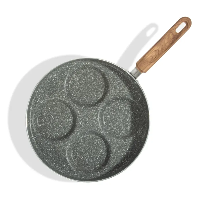 Homeway Marble 4-Circle Pancake Pan 26cm - HW3530