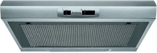 Ariston Cooker Hood 60cm SL-16.1 IX, 2-In-1 Self Extraction Slim Hood (Free Standing - Easy Installation) - Silver - Poland - Kitchen Extractor Fan