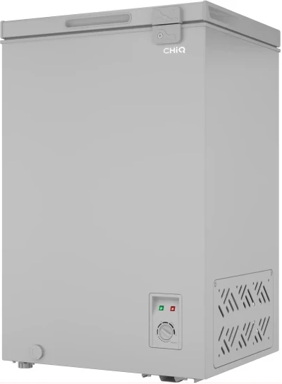 CHiQ 130L Chest Freezer, Single Door Deep Freezer CCF130 – Gray (3YRs WRTY)