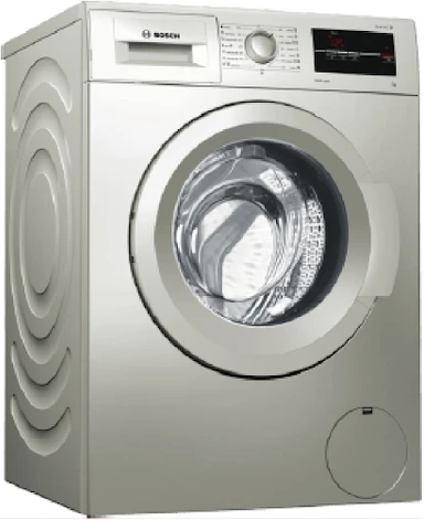 Bosch 8KG WAJ2018SKE Front Load Washing Machine, Pre-Wash, VarioDrum, ActiveWater Plus, Reload (Add Items), 1000rpm, Silver inox
