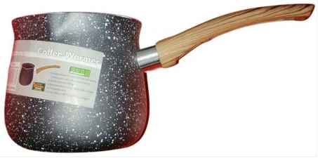 Non-stick Tea Coffee Warmer Pot With Handle, 650ml - Black