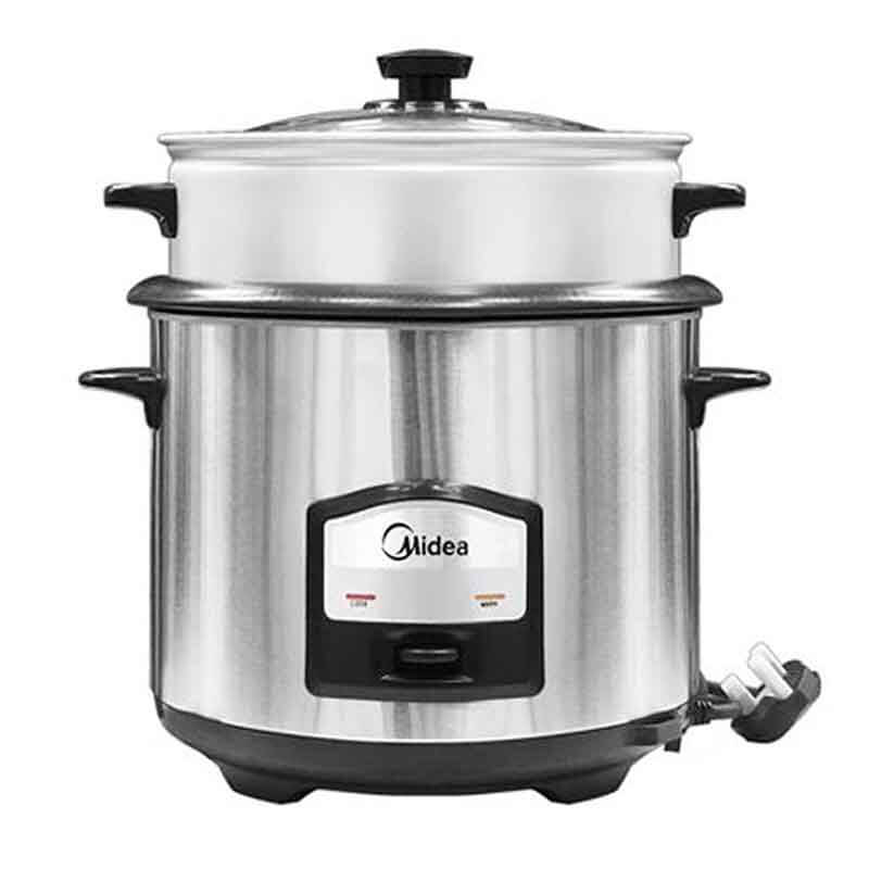 Midea 1.8L Rice Cooker With Steamer, 750W, 2.95kg Rice