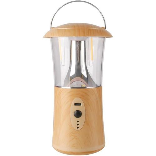 Camping Lantern, USB Rechargeable Lamp 3 Modes Dimmable Super Bright Tent Lantern 10+Hours Battery Life for Garden, Fishing, Hiking, Emergency