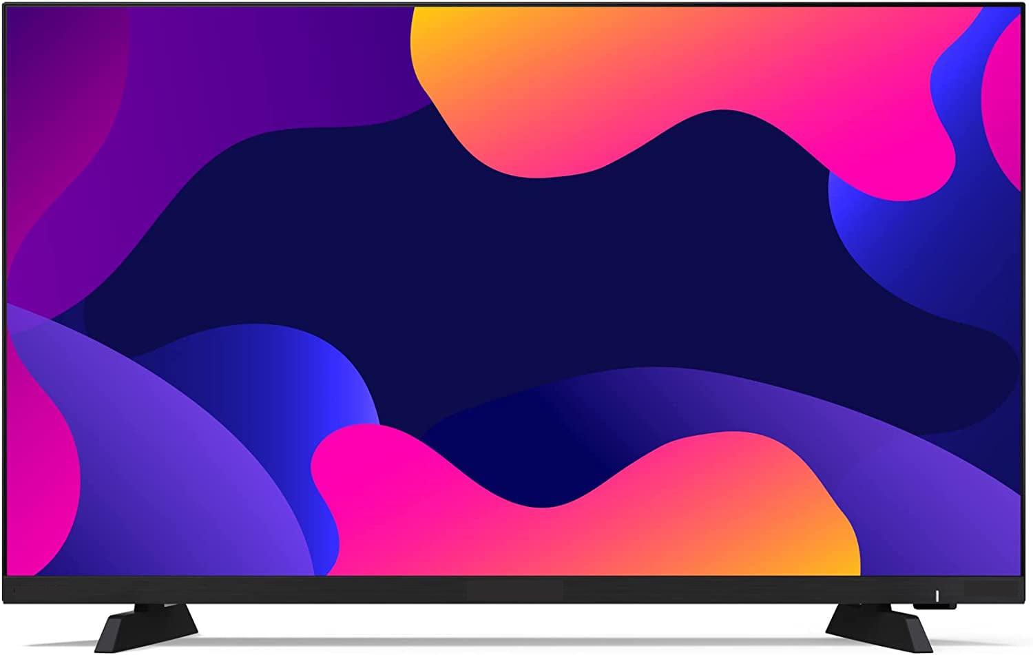 EBON 43-Inch Digital TV E43DFL; Frameless, HD- ready LED TV, 2- Remote Controls, AC/DC, 2- HDMI Ports, USB, Inbuilt Free To Air Decoder - Black