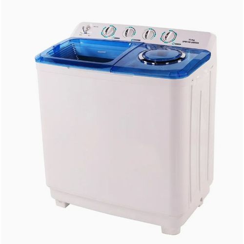 Smartec 7kg KG Twin Tub Washing Machine, Time/space Saving, High Speed of 1550RPM, Timer For Drying Process, One Water entrance Point, Choose The Washing Temperatures