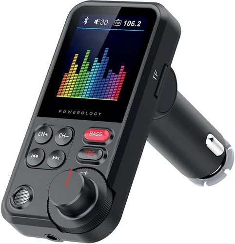 Powerology FM Transmitter Pro Car Charger
