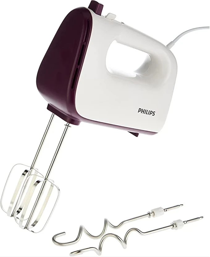 Philips Viva Collection Hand Mixer , White/Purple, HR3740/11