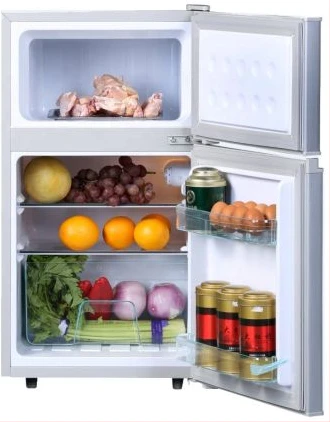 Hisense 100-Litre Double-Door Fridge (Defrost) RD-10DR  - Silver