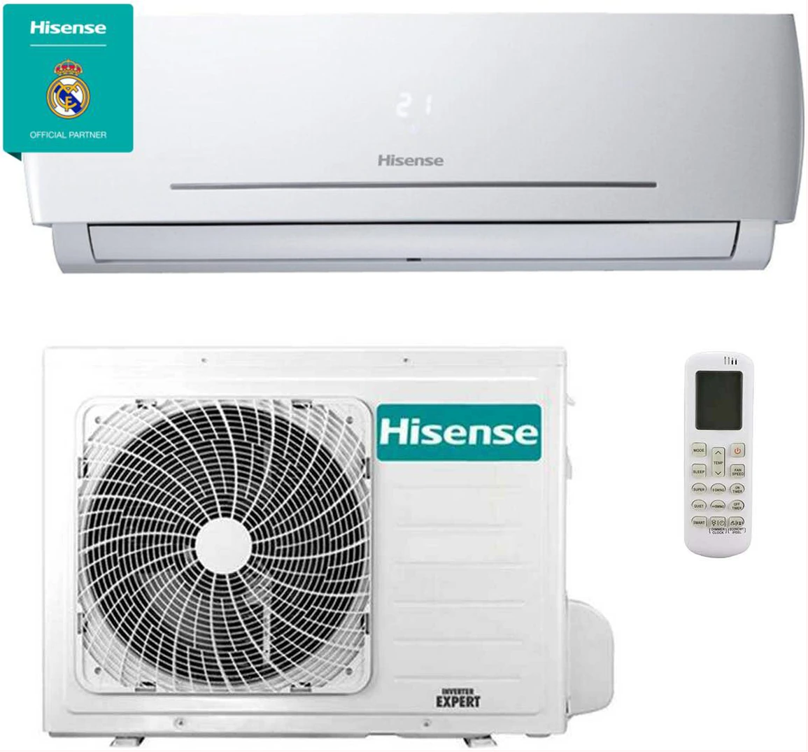 Hisense 12000 BTU 2 Wall Split Air Conditioner A/C AS-12CR4SVDTG02 - White (3YR WRTY)