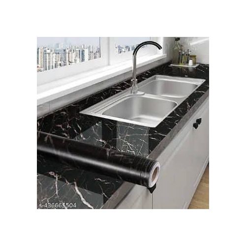 Self-Adhesive Wall Sticker Waterproof And Heat Resistant Drawer 60cm X 200CM Kitchen Oil Proof Foil Stickers Backsplash Wallpaper Vinyl Peel And Stick Contact Paper, Anti-Mold, Stain-Resistant Paper -