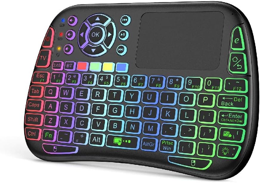 Backlit M9 2.4G Mini Keyboard Remote Control Wireless Keyboard for Laptop TV BOX Touchpad USB Remote wireless keyboard mouse combo