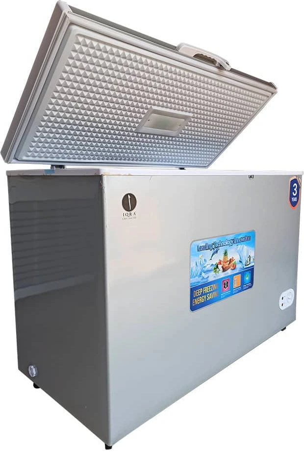 IQRA 320-Litre Chest Freezer IQ-CF3208, Single Door Deep Freezer, Thermostat