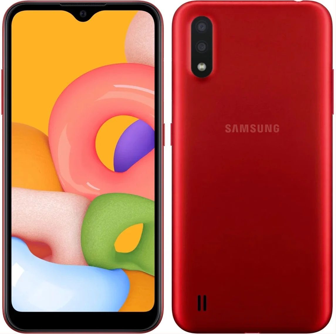 Samsung Galaxy M01 - 5.7" 3GB RAM 32GB ROM 13MP - Red