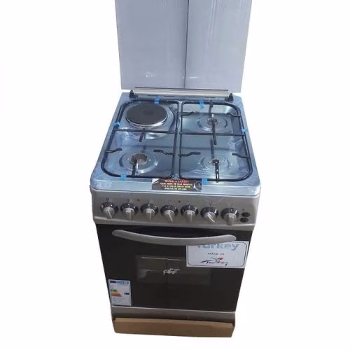 Besto 3Gas + 1 Electric 60x50 Upright Oven Cooker - Silver