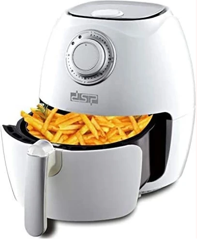 Dsp 5L Electric Hot Grill & Air Fryer In Oven Cooker -White.