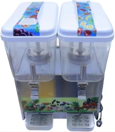 Snowhite Double Juice Dispenser, 18 Litres - White
