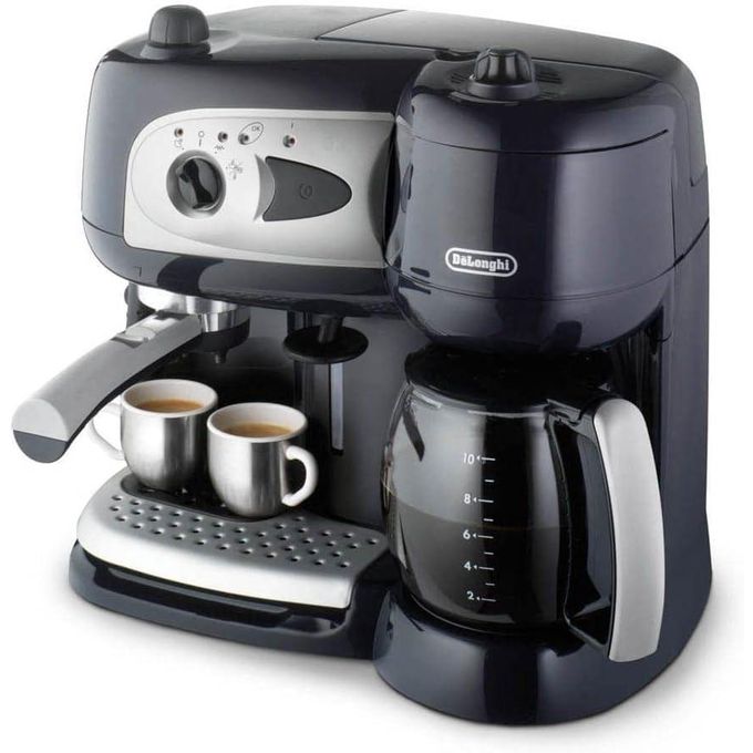 De'Longhi Combined Espresso Machine, 2-in-1 Coffee Pump and Coffee Maker BCO260CD.1, Black