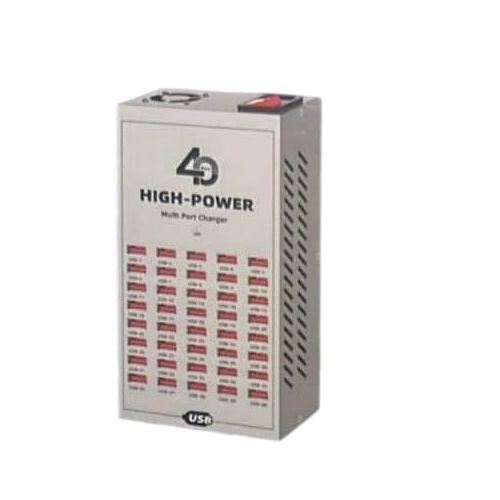 40 Port USB Charging Station, Desktop USB Rapid Charger, Multiple USB Desktop Charging Dock, Built in Silent Cooling Fan, for Home, Hotels, Shops, School, Travel for Multiple Devices Portable Fast Cha