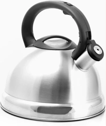 3 Litre Whistling Tea Boiling Kettle - Silver