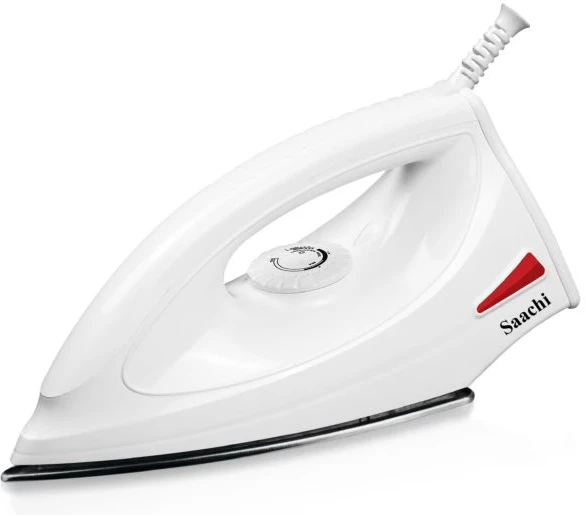 Saachi Dry Iron NL-IR-151-WH With A Stainless Steel Soleplate