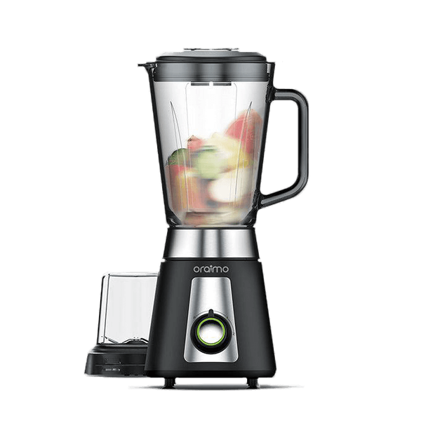 Oraimo 1.5L 2-In-1 Smart Blender, 2 Speed Controls, 500W, Glass Jar - Black